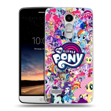 Пластиковый чехол на LG Ray с принтом My little pony Дружба чудо