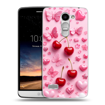 Пластиковый чехол на LG Ray с принтом для девочек