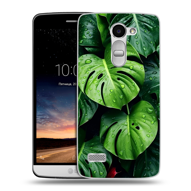 Пластиковый чехол на LG Ray с принтом Листья Пластиковый чехол на LG Ray с принтом Листья