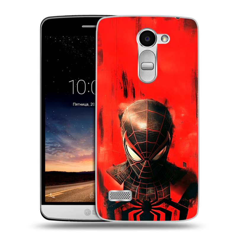 Пластиковый чехол на LG Ray с принтом человек паук spiderman Пластиковый чехол на LG Ray с принтом человек паук spiderman