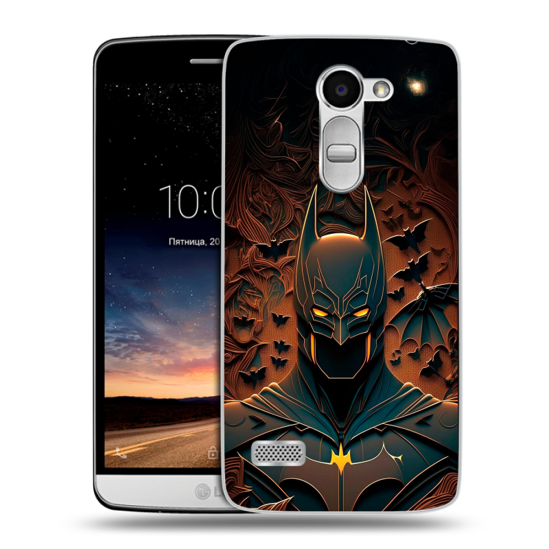Пластиковый чехол на LG Ray с принтом Batman Бэтмен Пластиковый чехол на LG Ray с принтом Batman Бэтмен