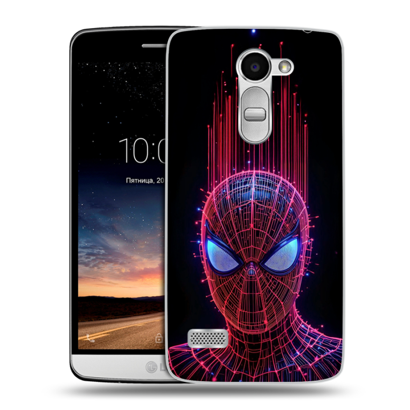 Пластиковый чехол на LG Ray с принтом Spiderman Человек паук Пластиковый чехол на LG Ray с принтом Spiderman Человек паук