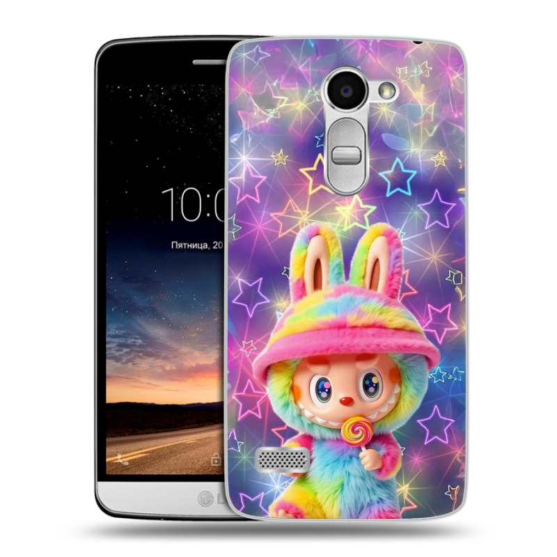 Пластиковый чехол на LG Ray с принтом Labubu Лабубу Пластиковый чехол на LG Ray с принтом Labubu Лабубу