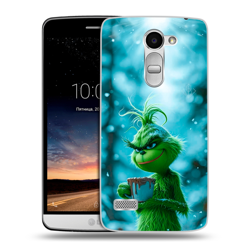Пластиковый чехол на LG Ray с принтом Новый год гринч Пластиковый чехол на LG Ray с принтом Новый год гринч