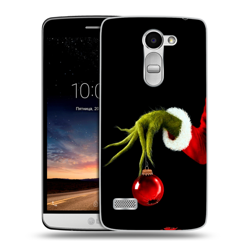 Пластиковый чехол на LG Ray с принтом Новый год Гринч Пластиковый чехол на LG Ray с принтом Новый год Гринч