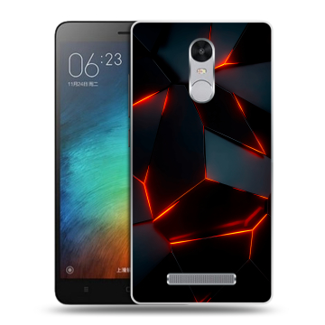 Пластиковый чехол на Xiaomi RedMi Note 3 с принтом Яркие абстракции Пластиковый чехол на Xiaomi RedMi Note 3 с принтом Яркие абстракции
