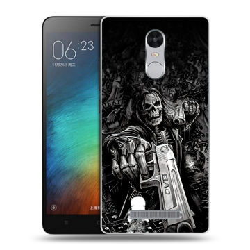 Пластиковый чехол на Xiaomi RedMi Note 3 с принтом Скелет Пластиковый чехол на Xiaomi RedMi Note 3 с принтом Скелет