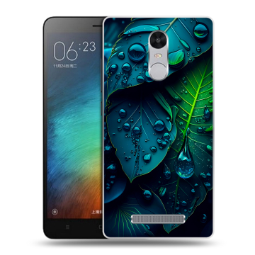 Пластиковый чехол на Xiaomi RedMi Note 3 с принтом Листья Пластиковый чехол на Xiaomi RedMi Note 3 с принтом Листья