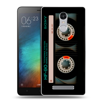 Пластиковый чехол на Xiaomi RedMi Note 3 с принтом Кассета Пластиковый чехол на Xiaomi RedMi Note 3 с принтом Кассета