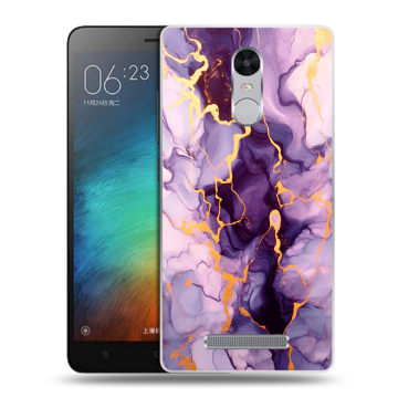 Пластиковый чехол на Xiaomi RedMi Note 3 с принтом Мрамор Пластиковый чехол на Xiaomi RedMi Note 3 с принтом Мрамор