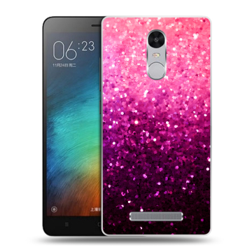 Пластиковый чехол на Xiaomi RedMi Note 3 с принтом Блестки Пластиковый чехол на Xiaomi RedMi Note 3 с принтом Блестки