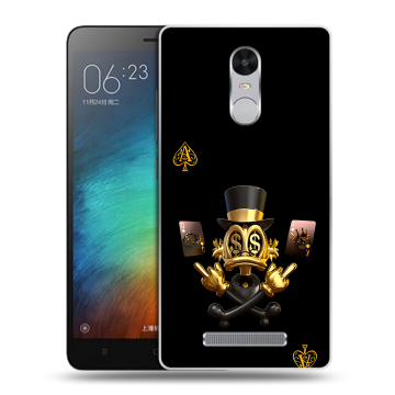 Пластиковый чехол на Xiaomi RedMi Note 3 с принтом Золотой скрудж макдак Пластиковый чехол на Xiaomi RedMi Note 3 с принтом Золотой скрудж макдак