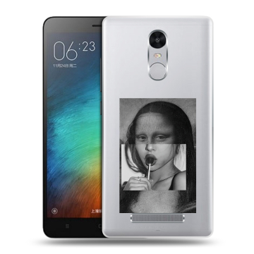 Пластиковый чехол на Xiaomi RedMi Note 3 с принтом Мона Лиза Пластиковый чехол на Xiaomi RedMi Note 3 с принтом Мона Лиза