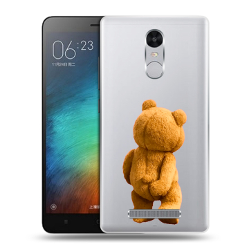 Пластиковый чехол на Xiaomi RedMi Note 3 с принтом Медведь Пластиковый чехол на Xiaomi RedMi Note 3 с принтом Медведь