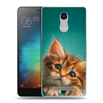 Пластиковый чехол на Xiaomi RedMi Note 3 с принтом котенок Пластиковый чехол на Xiaomi RedMi Note 3 с принтом котенок