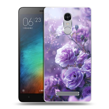 Пластиковый чехол на Xiaomi RedMi Note 3 с принтом Розы цветы Пластиковый чехол на Xiaomi RedMi Note 3 с принтом Розы цветы
