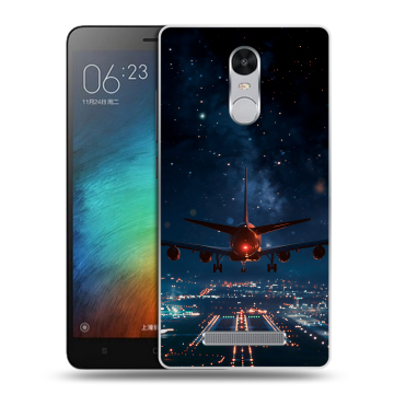 Пластиковый чехол на Xiaomi RedMi Note 3 с принтом самолет Пластиковый чехол на Xiaomi RedMi Note 3 с принтом самолет