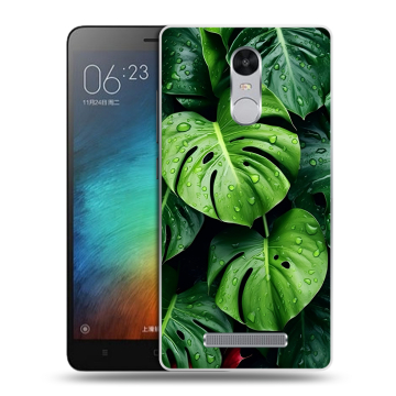 Пластиковый чехол на Xiaomi RedMi Note 3 с принтом Листья Пластиковый чехол на Xiaomi RedMi Note 3 с принтом Листья