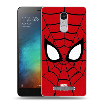 Пластиковый чехол на Xiaomi RedMi Note 3 с принтом человек паук spiderman Пластиковый чехол на Xiaomi RedMi Note 3 с принтом человек паук spiderman