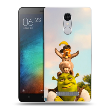 Пластиковый чехол на Xiaomi RedMi Note 3 с принтом Шрек Shrek Пластиковый чехол на Xiaomi RedMi Note 3 с принтом Шрек Shrek