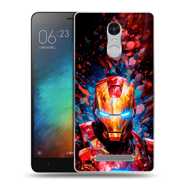 Пластиковый чехол на Xiaomi RedMi Note 3 с принтом Железный человек Ironman Пластиковый чехол на Xiaomi RedMi Note 3 с принтом Железный человек Ironman