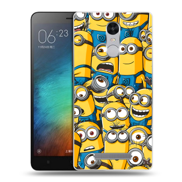 Пластиковый чехол на Xiaomi RedMi Note 3 с принтом Миньоны Пластиковый чехол на Xiaomi RedMi Note 3 с принтом Миньоны