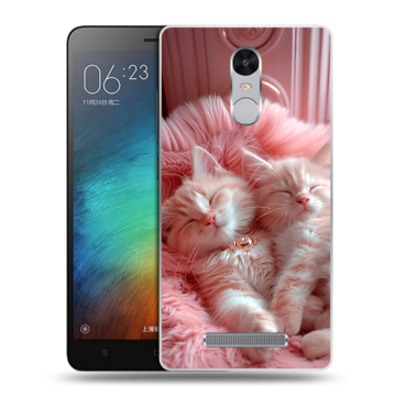 Пластиковый чехол на Xiaomi RedMi Note 3 с принтом котята котики Пластиковый чехол на Xiaomi RedMi Note 3 с принтом котята котики