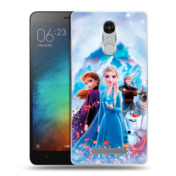 Пластиковый чехол на Xiaomi RedMi Note 3 с принтом Холодное сердце Frozen Пластиковый чехол на Xiaomi RedMi Note 3 с принтом Холодное сердце Frozen