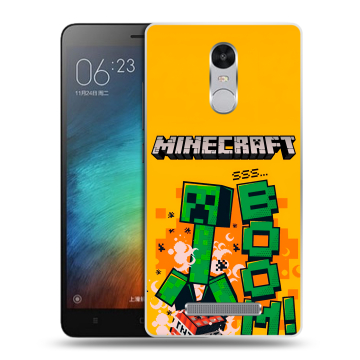 Пластиковый чехол на Xiaomi RedMi Note 3 с принтом Майнкрафт Minecraft Пластиковый чехол на Xiaomi RedMi Note 3 с принтом Майнкрафт Minecraft