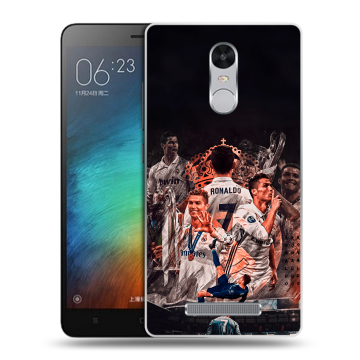 Пластиковый чехол на Xiaomi RedMi Note 3 с принтом Реал Роналдо Real Ronaldo Пластиковый чехол на Xiaomi RedMi Note 3 с принтом Реал Роналдо Real Ronaldo