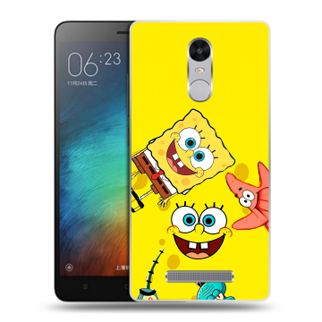 Пластиковый чехол на Xiaomi RedMi Note 3 с принтом Спанч боб Спанчбоб Пластиковый чехол на Xiaomi RedMi Note 3 с принтом Спанч боб Спанчбоб
