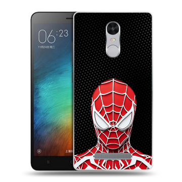 Пластиковый чехол на Xiaomi RedMi Note 3 с принтом человек паук spiderman Пластиковый чехол на Xiaomi RedMi Note 3 с принтом человек паук spiderman