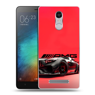 Пластиковый чехол на Xiaomi RedMi Note 3 с принтом Мерседес Mercedes AMG Пластиковый чехол на Xiaomi RedMi Note 3 с принтом Мерседес Mercedes AMG