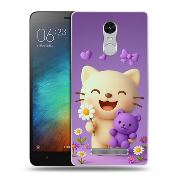 Пластиковый чехол на Xiaomi RedMi Note 3 с принтом для девочек Пластиковый чехол на Xiaomi RedMi Note 3 с принтом для девочек