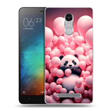 Пластиковый чехол на Xiaomi RedMi Note 3 с принтом Панда Пластиковый чехол на Xiaomi RedMi Note 3 с принтом Панда