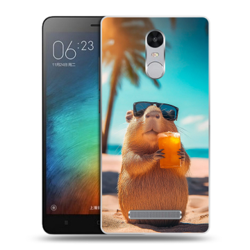 Пластиковый чехол на Xiaomi RedMi Note 3 с принтом Капибара Пластиковый чехол на Xiaomi RedMi Note 3 с принтом Капибара
