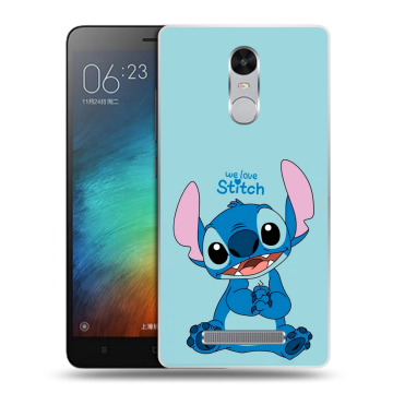 Пластиковый чехол на Xiaomi RedMi Note 3 с принтом Лило и Стич Пластиковый чехол на Xiaomi RedMi Note 3 с принтом Лило и Стич