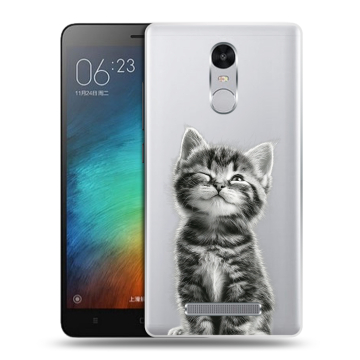 Пластиковый чехол на Xiaomi RedMi Note 3 с принтом Котенок Пластиковый чехол на Xiaomi RedMi Note 3 с принтом Котенок