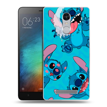 Пластиковый чехол на Xiaomi RedMi Note 3 с принтом Лило и Стич Пластиковый чехол на Xiaomi RedMi Note 3 с принтом Лило и Стич