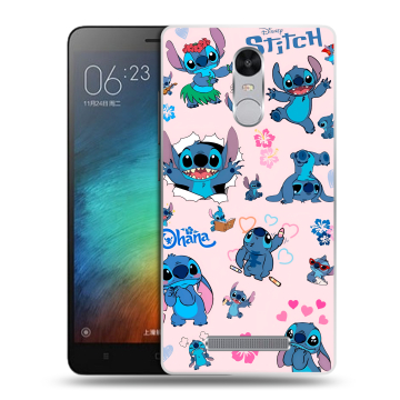 Пластиковый чехол на Xiaomi RedMi Note 3 с принтом Лило и Стич Пластиковый чехол на Xiaomi RedMi Note 3 с принтом Лило и Стич