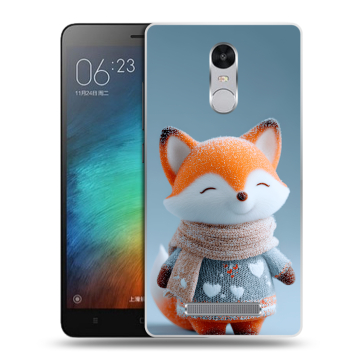 Пластиковый чехол на Xiaomi RedMi Note 3 с принтом Лиса Пластиковый чехол на Xiaomi RedMi Note 3 с принтом Лиса