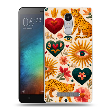 Пластиковый чехол на Xiaomi RedMi Note 3 с принтом Модный принт Пластиковый чехол на Xiaomi RedMi Note 3 с принтом Модный принт