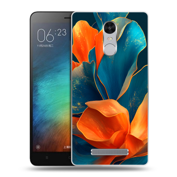Пластиковый чехол на Xiaomi RedMi Note 3 с принтом Цветы Пластиковый чехол на Xiaomi RedMi Note 3 с принтом Цветы