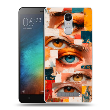 Пластиковый чехол на Xiaomi RedMi Note 3 с принтом Модный принт Пластиковый чехол на Xiaomi RedMi Note 3 с принтом Модный принт