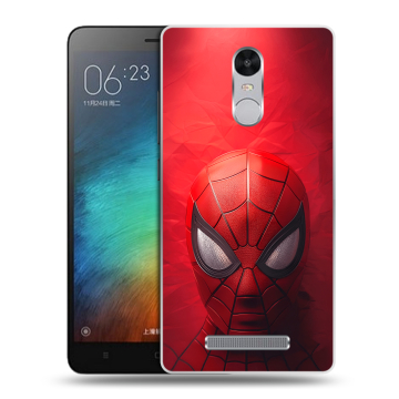 Пластиковый чехол на Xiaomi RedMi Note 3 с принтом Spiderman Человек паук Пластиковый чехол на Xiaomi RedMi Note 3 с принтом Spiderman Человек паук