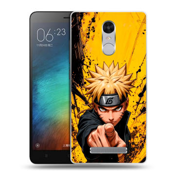 Пластиковый чехол на Xiaomi RedMi Note 3 с принтом Naruto Наруто Пластиковый чехол на Xiaomi RedMi Note 3 с принтом Naruto Наруто