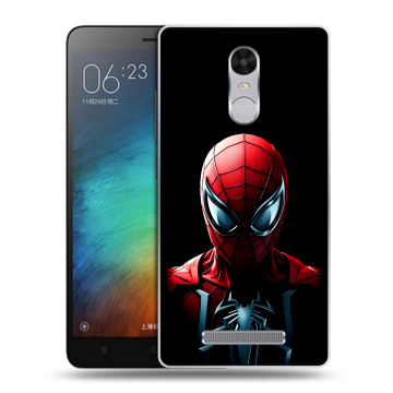 Пластиковый чехол на Xiaomi RedMi Note 3 с принтом Spiderman Человек паук Пластиковый чехол на Xiaomi RedMi Note 3 с принтом Spiderman Человек паук