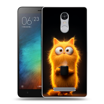 Пластиковый чехол на Xiaomi RedMi Note 3 с принтом Смешной кот Пластиковый чехол на Xiaomi RedMi Note 3 с принтом Смешной кот
