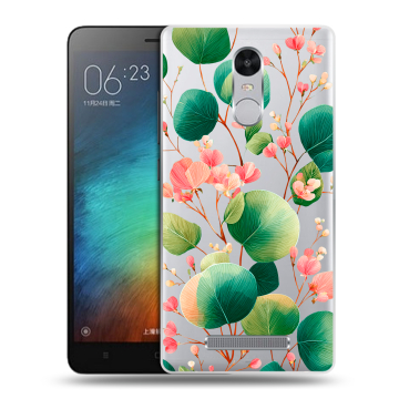 Пластиковый чехол на Xiaomi RedMi Note 3 с принтом женский