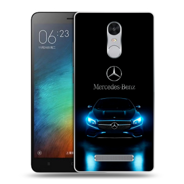 Пластиковый чехол на Xiaomi RedMi Note 3 с принтом Mercedes Мерседес Пластиковый чехол на Xiaomi RedMi Note 3 с принтом Mercedes Мерседес